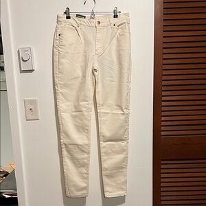 Toad&Co Women's Slim-Fit Cream Jeans